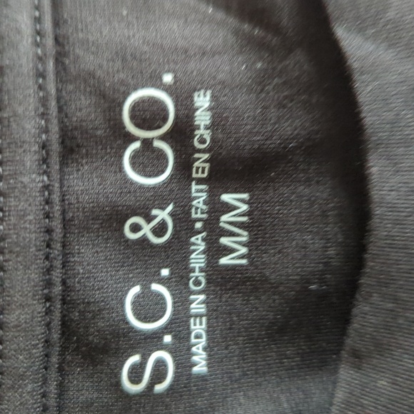 M: S.C. & Co. Long sleeve pleather cuffed Shirt - Picture 5 of 6